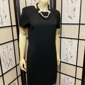 Talbots Short Sleeve Little Black Dress Size 6